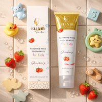 FLUORIDE FREE NATURAL TOOTHPASTE KIDS STRAWBERRY 100 GR