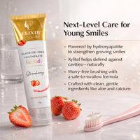 FLUORIDE FREE NATURAL TOOTHPASTE KIDS STRAWBERRY 100 GR