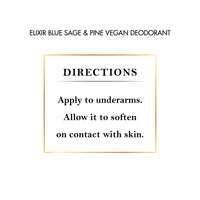 BLUE SAGE & PINE VEGAN DEODORANT