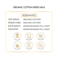 ELIXIR 100% ORGANIC COTTON LINERS (40ct)